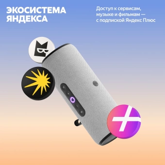 Умная колонка Yandex Станция Стрит Алиса серый 30W 2.0 BT/Wi-Fi 10м 3300mAh (YNDX-00030GRY)