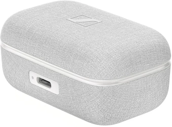 Гарнитура внутриканальные Sennheiser Momentum True Wireless 4 серебристый/белый беспроводные bluetooth в ушной раковине (700366 MTW4 WHITE SILVER)