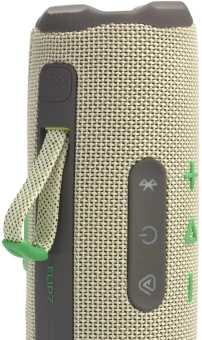 Колонка порт. JBL Flip 7 бежевый/зеленый 35W 1.0 BT 4800mAh (JBLFLIP7SAND)