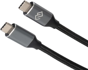 Кабель Digma D-TYPE-C-USB3.2-100W-4K-2M USB Type-C (m)-USB Type-C (m) 2м черный
