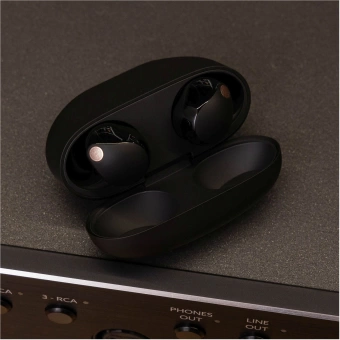 Гарнитура внутриканальные Sony WF-1000XM5 черный беспроводные bluetooth в ушной раковине (WF-1000XM5/BC)