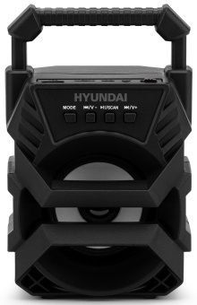 Колонка порт. Hyundai H-PS1000 черный 9W 1.0 BT/USB 10м 500mAh