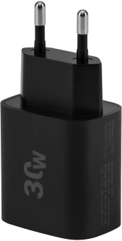 Сетевое зар./устр. Digma DGW3C 30W 3A (PD) USB-C универсальное черный (DGW3C0F010BK)