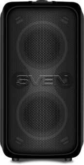 Колонка порт. Sven PS-1000 черный 160W 1.0 BT/3.5Jack 10м 8000mAh (SV-022686)