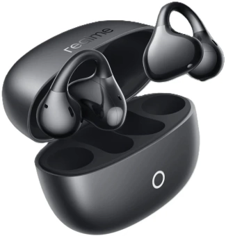 Гарнитура накладные Realme Buds Clip черный беспроводные bluetooth клипса (6941764477667)