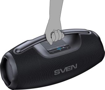 Колонка порт. Sven АС PS-990 черный 180W 2.0 BT/3.5Jack 5200mAh (без.бат) (SV-022891)