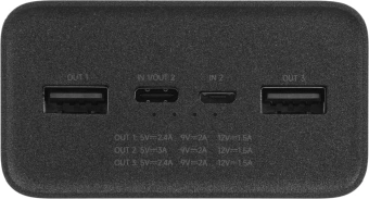 Мобильный аккумулятор Xiaomi BHR9126GL 30000mAh 18W 2.6A 2xUSB-A/USB-C черный