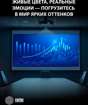 Проектор Cactus Bright CS-S4.WT 3LCD 5900Lm ANSI (1920x1200) 30000:1 ресурс лампы:10000часов 1xUSB typeA 1xUSB typeB 2xHDMI 4.45кг Проектор Cactus Bright CS-S4.WT 3LCD 5900Lm ANSI (1920x1200) 30000:1 ресурс лампы:10000часов 1xUSB typeA 1xUSB typeB 2xHDMI 4.45кг