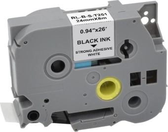 Картридж ленточный Cactus CS-TZES251 TZe-S251 черный для Brother 1010/1280/1280VP/2700VP