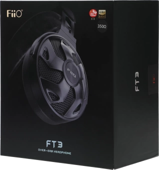 Наушники мониторные Fiio FT3 3м черный проводные оголовье