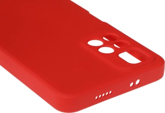 Чехол (клип-кейс) BoraSCO для Xiaomi Poco M4 Pro 5G Microfiber Case красный (70107)