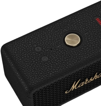 Колонка порт. Marshall Emberton III черный/золотистый 20W 2.0 BT 100м (EMBERTON III BLACK)