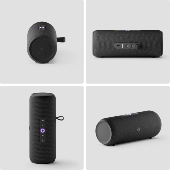 Умная колонка Yandex Станция Стрит Алиса черный 30W 2.0 BT/Wi-Fi 10м 3300mAh (YNDX-00030BLK)