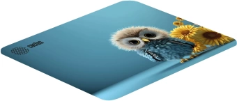 Коврик для мыши Cactus Owl blue 220x180x2мм (CS-MP-P07XS)