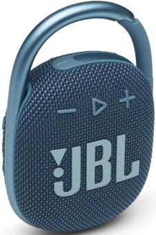 Колонка порт. JBL Clip 4 синий 5W 1.0 BT 15м 500mAh (JBLCLIP4BLU)