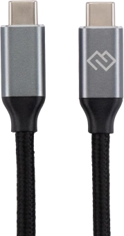 Кабель Digma D-TYPE-C-USB3.2-100W-4K-3M USB Type-C (m)-USB Type-C (m) 3м черный