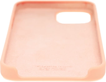 Чехол (клип-кейс) Deppa для Apple iPhone 12/12 Pro Liquid Silicone розовый (87712)