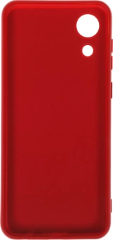 Чехол (клип-кейс) BoraSCO для Samsung Galaxy A03 Core Microfiber Case красный (40945)
