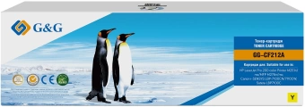 Картридж лазерный G&G GG-CF212A желтый (1800стр.) для HP LJ Pro 200 color Printer M251n/nw/MFP M276n/nw с чипом Canon