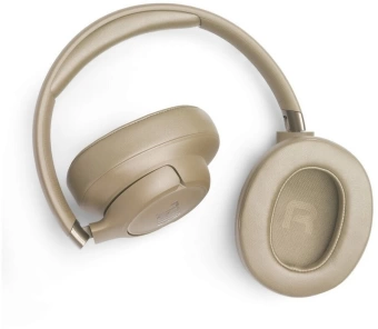 Гарнитура накладные JBL Tune 780NC 1.2м бежевый беспроводные bluetooth оголовье (JBLT780NCBEG)