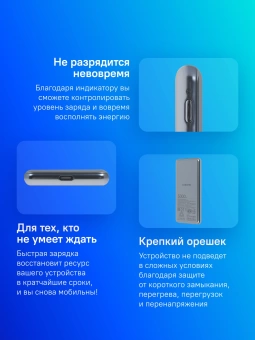 Мобильный аккумулятор Xiaomi Ultra Slim 5000mAh QC/PD 20W 2.4A USB-C серый (BHR9535GL)