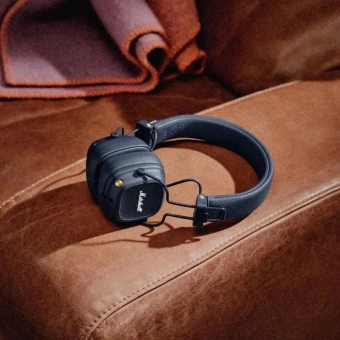 Гарнитура накладные Marshall Major V синий беспроводные bluetooth оголовье (MAJOR V MIDNIGHT BLUE)
