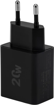 Сетевое зар./устр. Digma DGW2D 20W 3A+1A (PD+QC) USB-C/USB-A универсальное черный (DGW2D0F110BK)