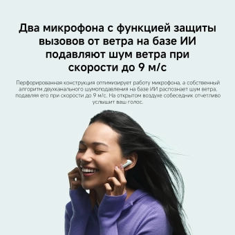 Гарнитура внутриканальные Xiaomi Redmi Buds 6 белый беспроводные bluetooth в ушной раковине (BHR9250GL)