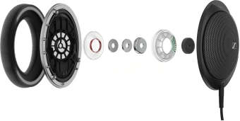 Наушники накладные Sennheiser HD 550 1.8м черный проводные оголовье (700455)