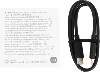 Колонка порт. Xiaomi Mini черный 6W 2.0 BT 10м 2000mAh (QBH4274GL)