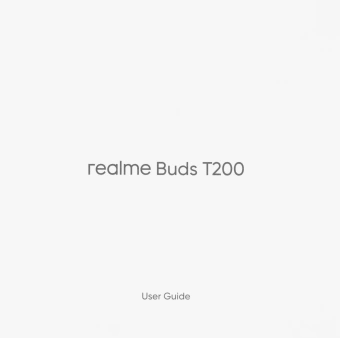Гарнитура внутриканальные Realme Buds T200 серый беспроводные bluetooth в ушной раковине (6941764462069)