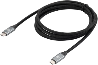Кабель Digma D-TYPE-C-USB3.2-100W-4K-2M USB Type-C (m)-USB Type-C (m) 2м черный