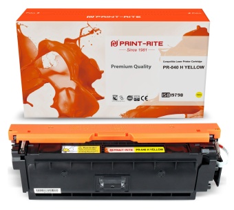 Картридж лазерный Print-Rite TRC313YPU1J PR-040 H YELLOW 040 H Yellow желтый (10000стр.) для Canon LBP 710CX/712CX I-Sensys
