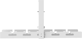 Кабель-канал Cactus CS-CM-400-1WT для столов 40x12.9x19см белый