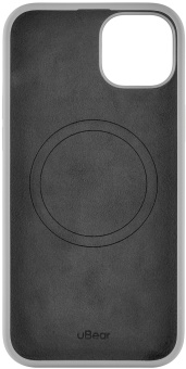 Чехол (клип-кейс) uBear для Apple iPhone 15 Plus Touch Mag Case with MagSafe серый (CS272MG67TH-I23M)