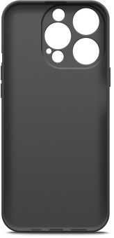 Чехол (клип-кейс) BoraSCO для Apple iPhone 15 Pro Max Silicone Case черный (72415)